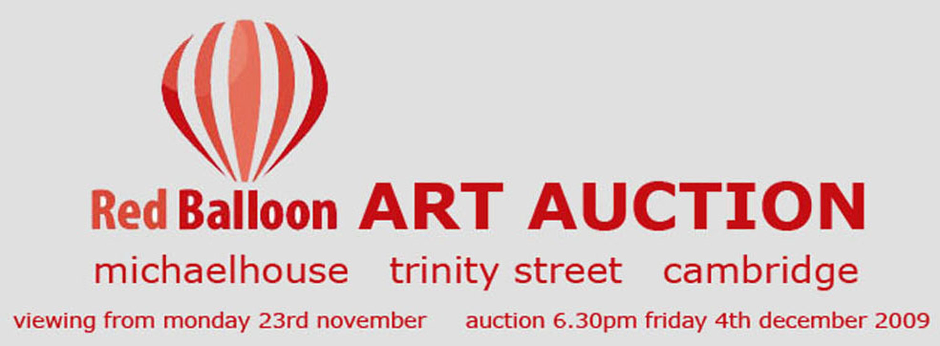 Red Balloon Art Auction